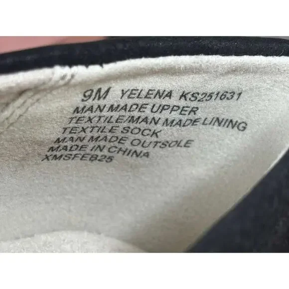 Kensie Womens Yelena Loafers Flats Size 9 Black Slip On Comfort Casual Shoes NEW - Picture 4 of 8